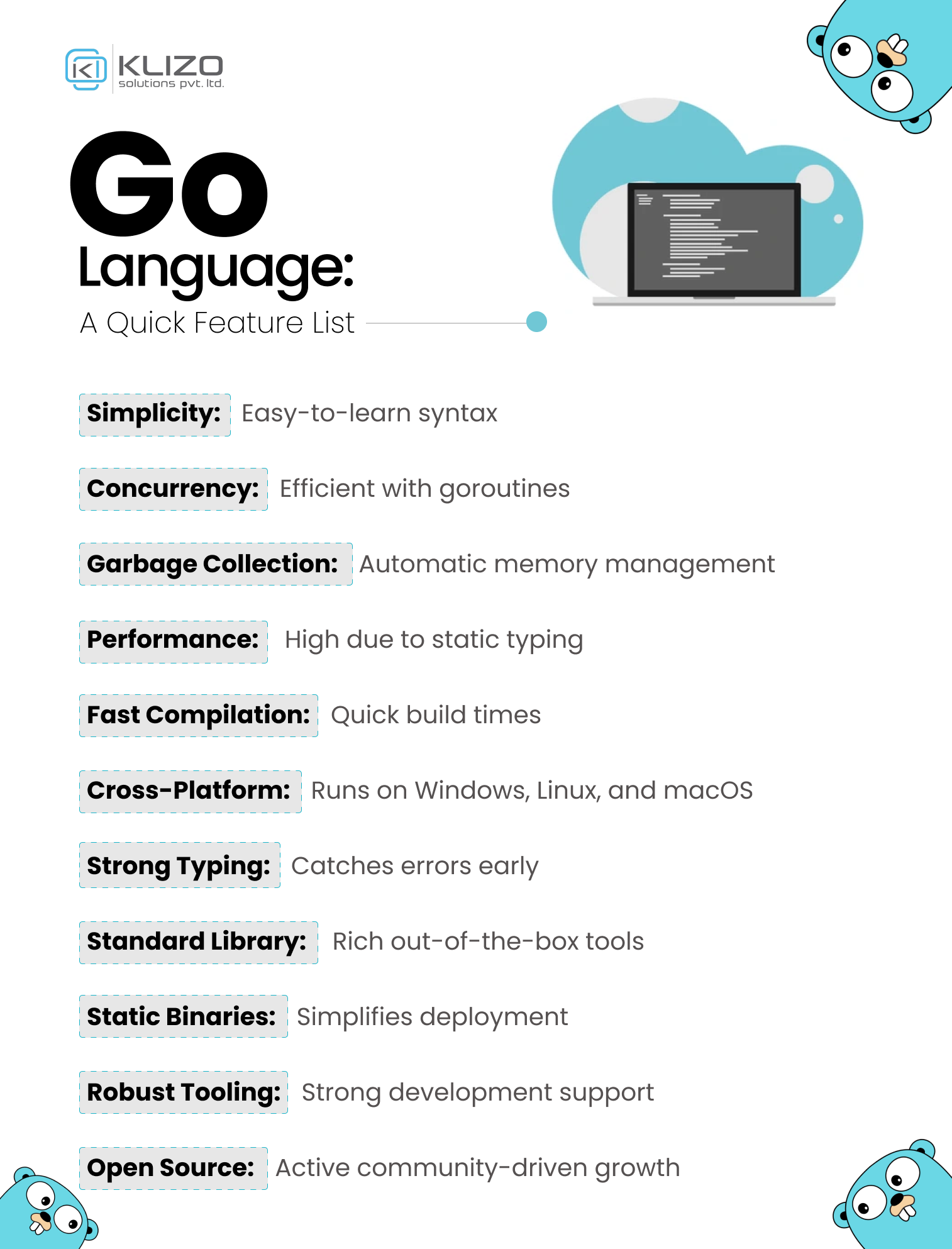 Go Language A Quick Feature List