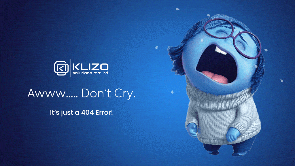 funny 404 error page GIF - klizo solutions