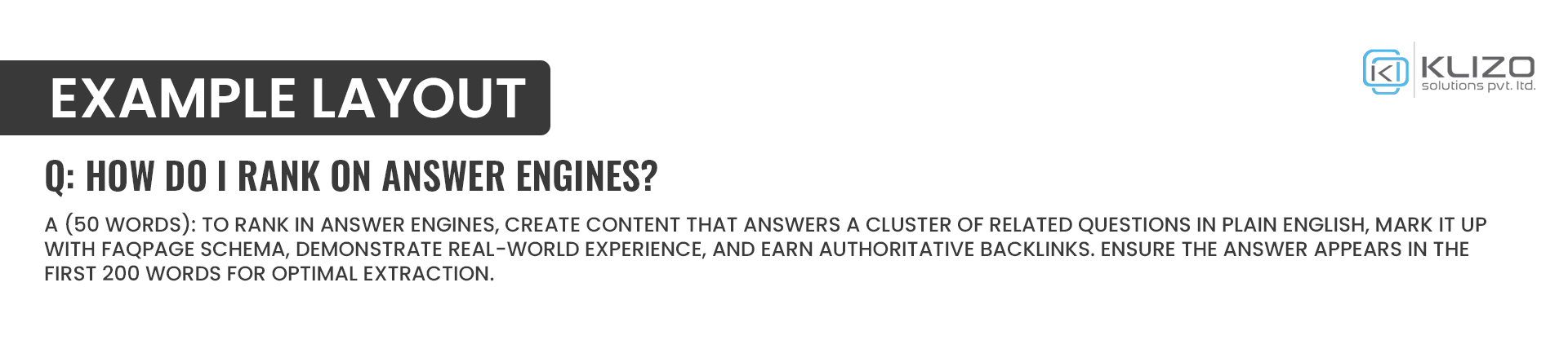 answer engine optimization