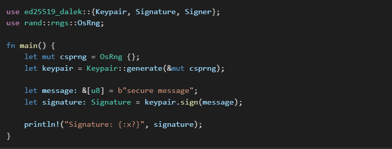  Rust Cryptography